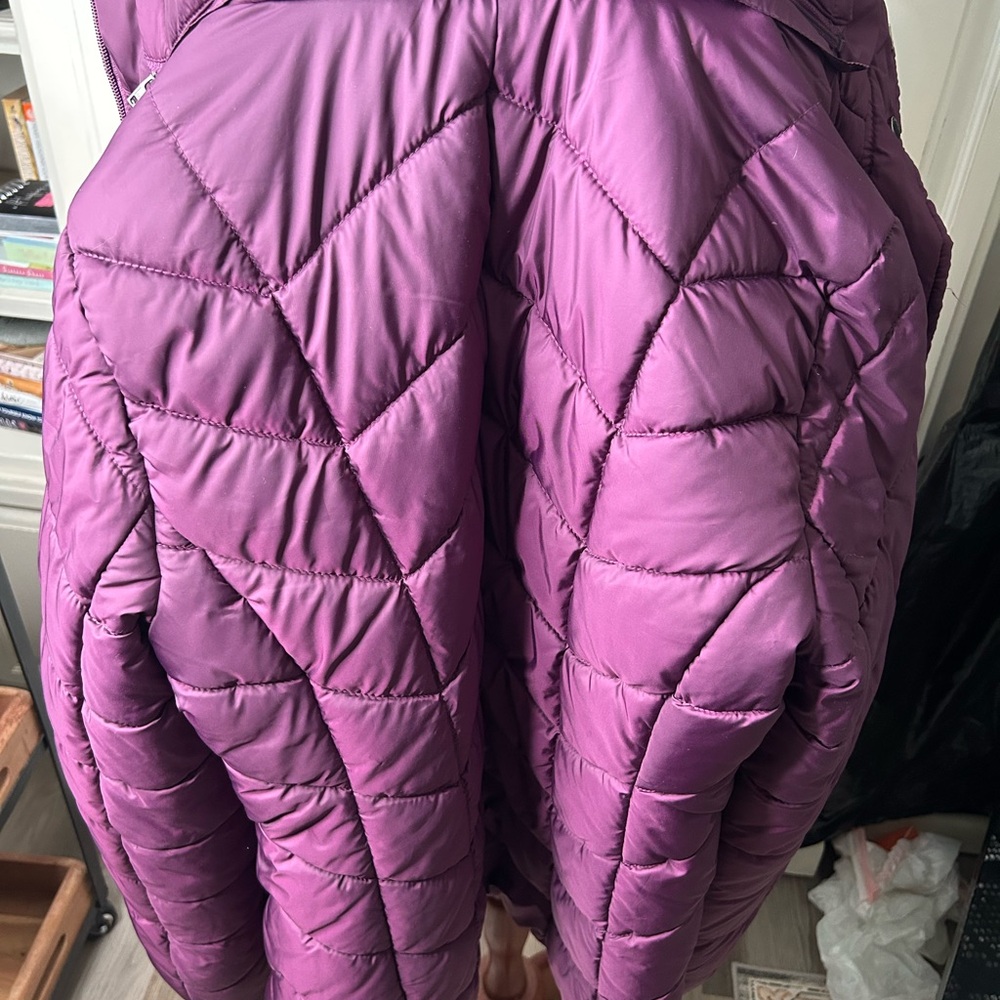 St. John's Bay Women's Plum Puffer Jacket - Picture 11 of 13
